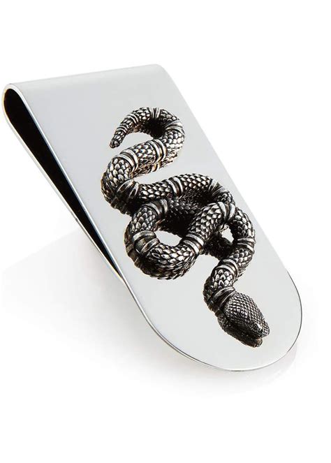 gucci mens money clips|Gucci money clip snake.